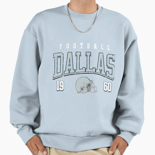 Art Dallas Cowboys Sweatshirt - Casual Everyday Wear for Adults - T-Shirt, Sweatshirt, Hoodie