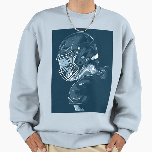 Football Player Sweatshirt - Fun Novelty Design Men Women - T-Shirt, Sweatshirt, Hoodie