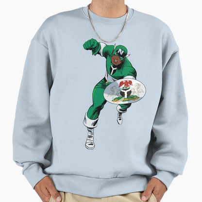 Captain Nigeria Sweatshirt - Unique Graphic for Adults - T-Shirt, Sweatshirt, Hoodie