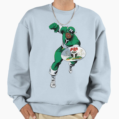 Captain Nigeria Sweatshirt - Unique Graphic for Adults - T-Shirt, Sweatshirt, Hoodie