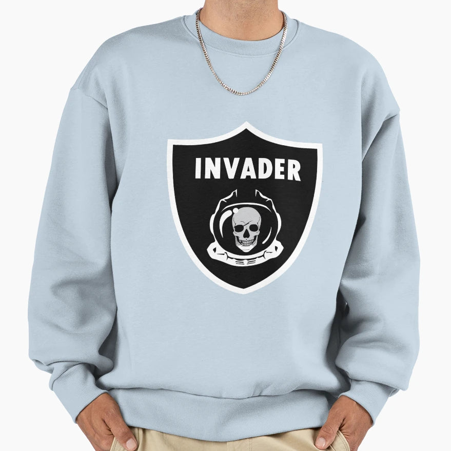Game Day Football Space Invader Sweatshirt - Custom Art Print for Adults - T-Shirt, Sweatshirt, Hoodie