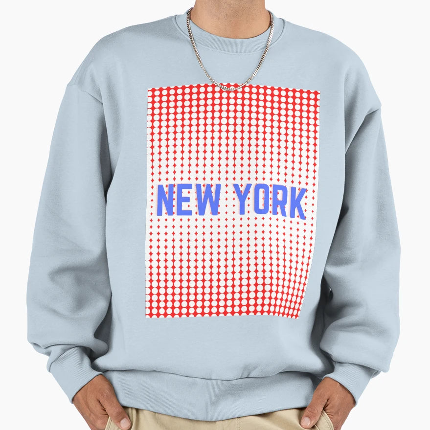 New York Dots 4 Sweatshirt - Graphic Print for Adults - T-Shirt, Sweatshirt, Hoodie