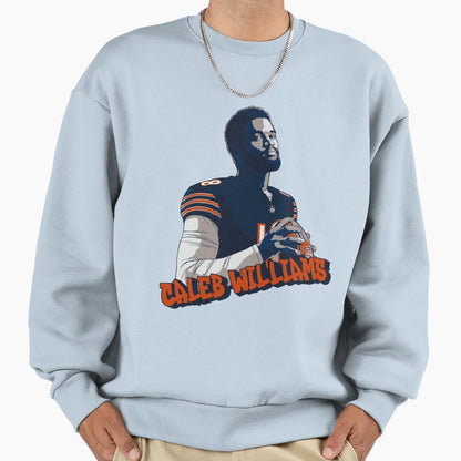 CW Chicago Bears Qb Draft Graffiti Art Sweatshirt - Streetwear Style Unisex - T-Shirt, Sweatshirt, Hoodie