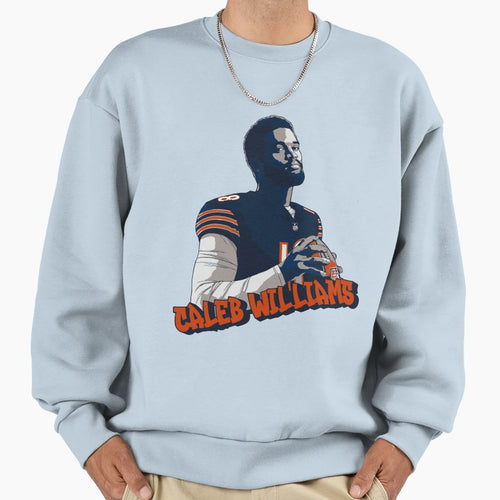 CW Chicago Bears Qb Draft Graffiti Art Sweatshirt - Streetwear Style Unisex - T-Shirt, Sweatshirt, Hoodie