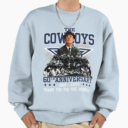Dal Las Cowboys 60Th Anniversary 1960 T-Shirt - Custom Art Print Men Women - T-Shirt, Sweatshirt, Hoodie
