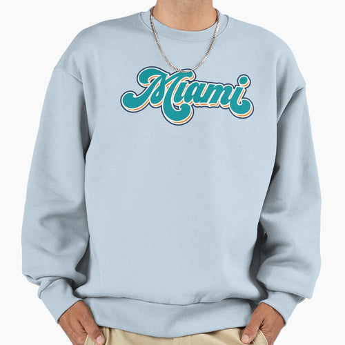 Miami Sweatshirt - Custom Art Print Men Women - T-Shirt, Sweatshirt, Hoodie