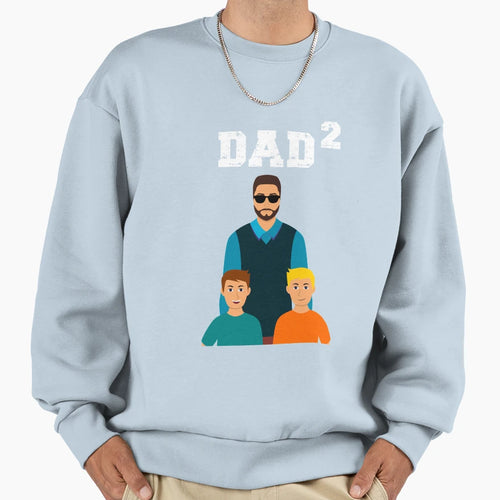 Father 2 Sons Fathers Day Gift Sweatshirt - Graphic Print Men Women - T-Shirt, Sweatshirt, Hoodie