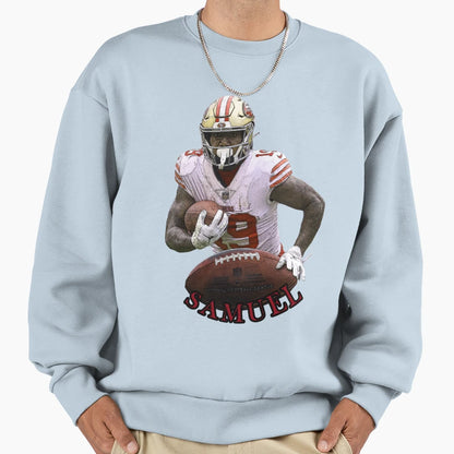 Deebo Sport Samuel 3 Sweatshirt - Minimalist Print Men Women - T-Shirt, Sweatshirt, Hoodie