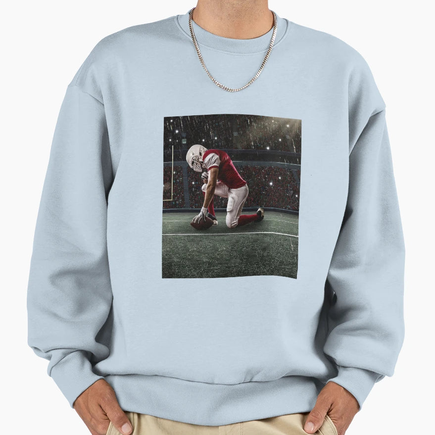 Dad To Son Football Life Isnt Sweatshirt - Aesthetic Graphic for Adults - T-Shirt, Sweatshirt, Hoodie