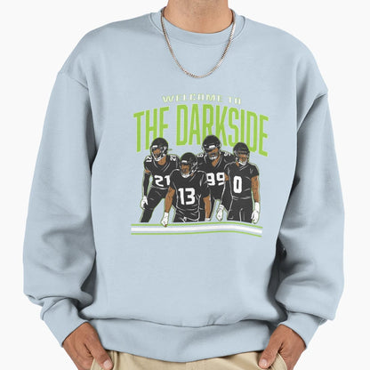 Welcomee To Darkk Sidee Seattlee Sweatshirt - Casual Everyday Wear Unisex - T-Shirt, Sweatshirt, Hoodie