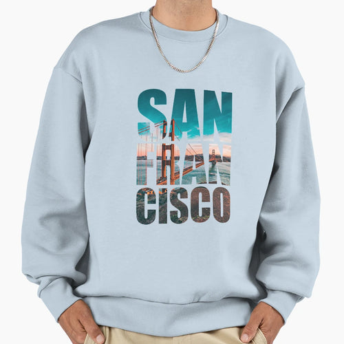 San Francisco Sweatshirt - Minimalist Print Unisex - T-Shirt, Sweatshirt, Hoodie