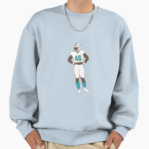 Miami Dolphins Noah Igbinoghene Sweatshirt - Trendy Graphic Men Women - T-Shirt, Sweatshirt, Hoodie