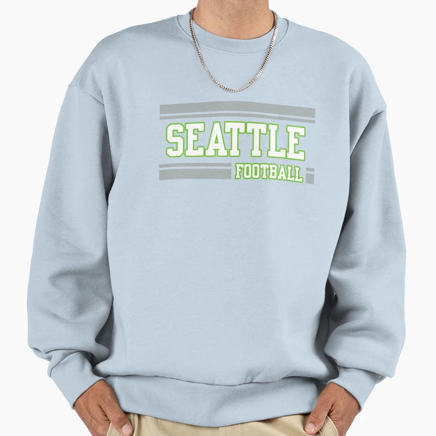 Seattle Football 2 Sweatshirt - Aesthetic Graphic Men Women - T-Shirt, Sweatshirt, Hoodie