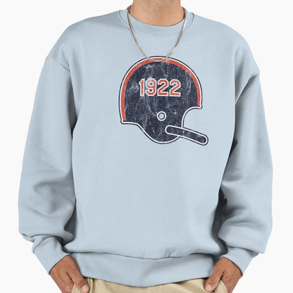 Chicago Bears Year Founded Helmet Sweatshirt - Minimalist Print for Adults - T-Shirt, Sweatshirt, Hoodie