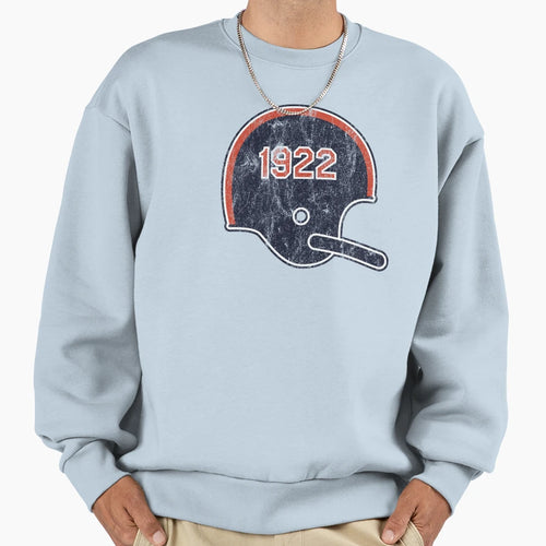 Chicago Bears Year Founded Helmet Sweatshirt - Minimalist Print for Adults - T-Shirt, Sweatshirt, Hoodie