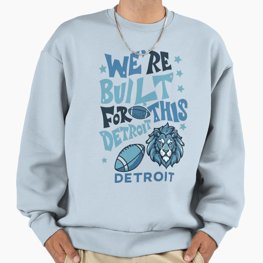 Football Detroit Lions Sweatshirt - Unique Graphic Men Women - T-Shirt, Sweatshirt, Hoodie