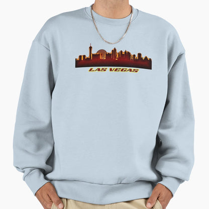 Las Vegas Skyline Sweatshirt - Graphic Print Unisex - T-Shirt, Sweatshirt, Hoodie