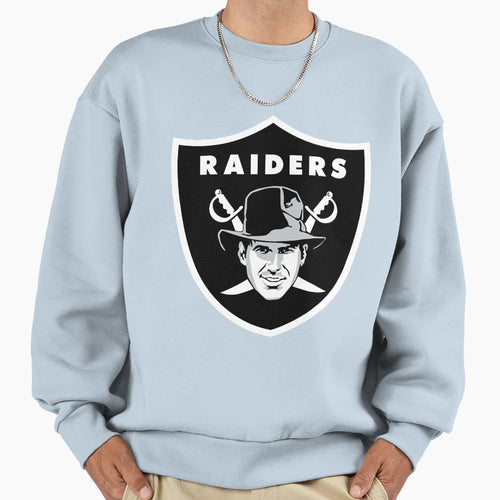 Raiders Black Symbol Sweatshirt - Novelty Apparel for Adults - T-Shirt, Sweatshirt, Hoodie