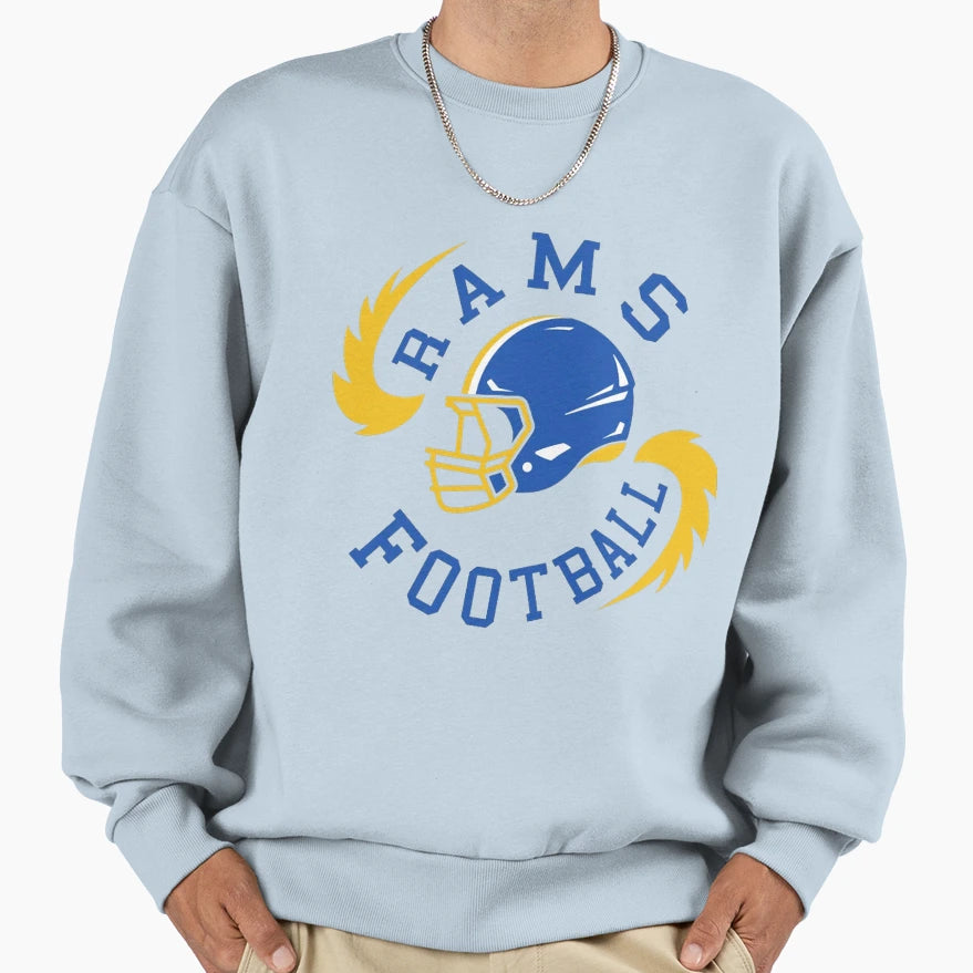 Football Los Angeles Rams Sweatshirt - Custom Art Print for Adults - T-Shirt, Sweatshirt, Hoodie