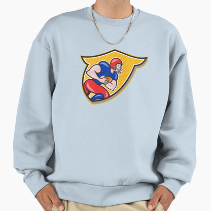 American Football Running Back Sweatshirt - Graphic Print for Adults - T-Shirt, Sweatshirt, Hoodie