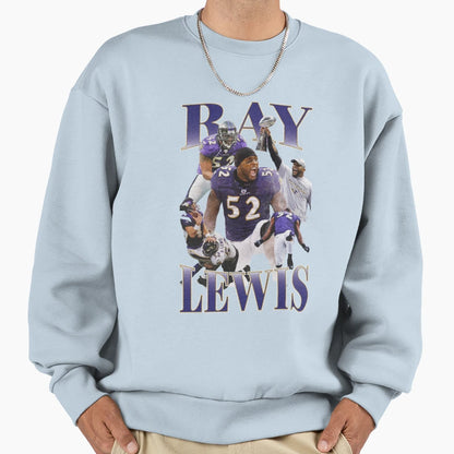 Ray Lewis Bootleg Sweatshirt - Graphic Print Men Women - T-Shirt, Sweatshirt, Hoodie