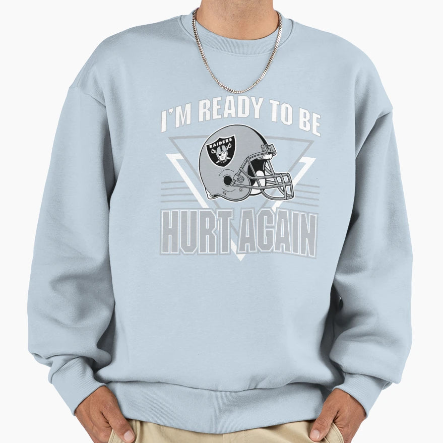 Raiders Pain Sweatshirt - Custom Art Print for Adults - T-Shirt, Sweatshirt, Hoodie
