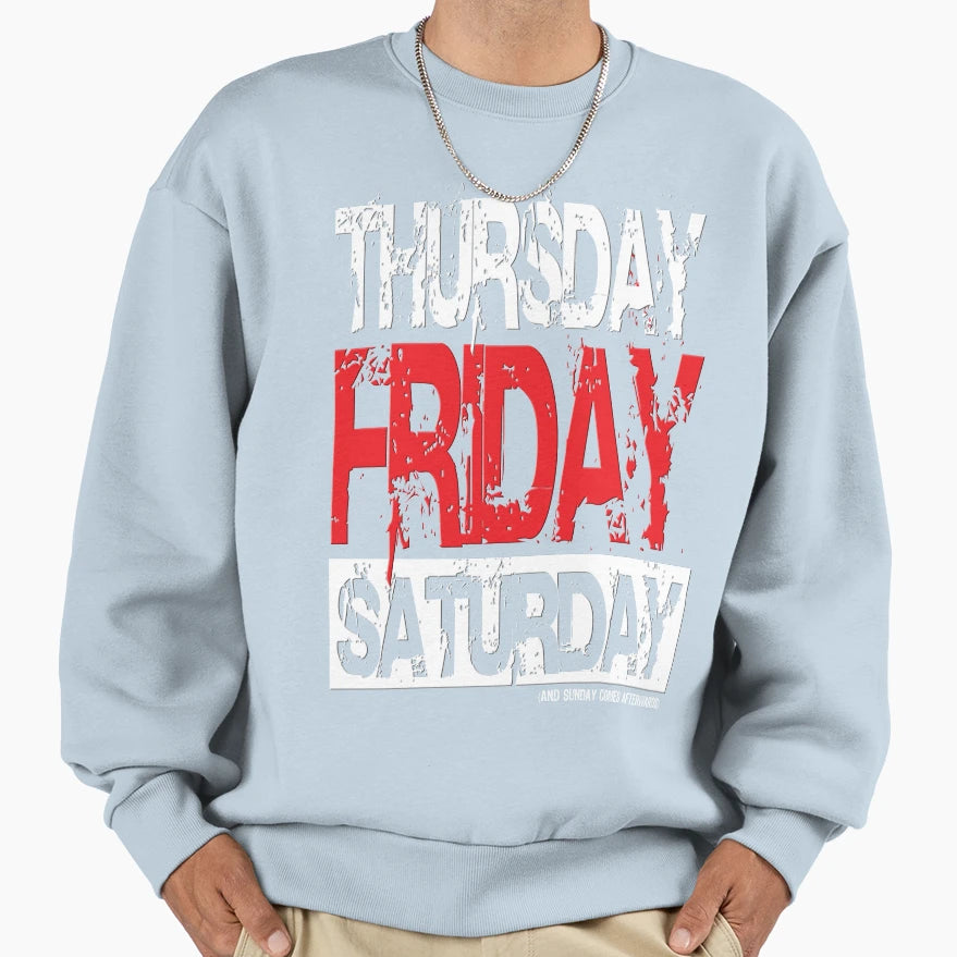 Friday 02 Dark Sweatshirt - Unique Graphic Unisex - T-Shirt, Sweatshirt, Hoodie