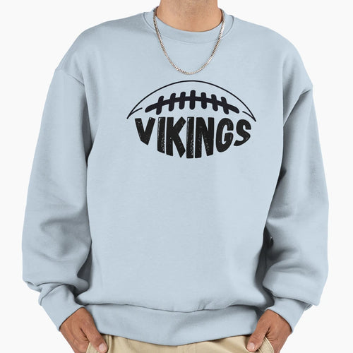 Vikings Football Sweatshirt - Novelty Apparel for Adults - T-Shirt, Sweatshirt, Hoodie