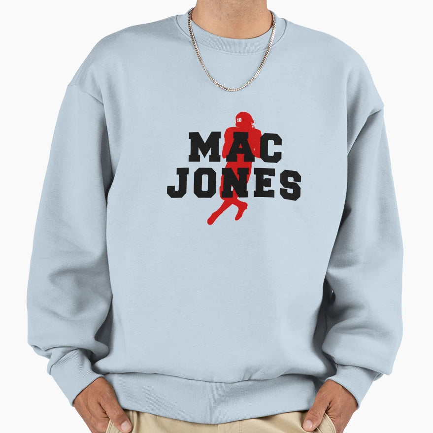 Mac Jones Sweatshirt - Minimalist Print for Adults - T-Shirt, Sweatshirt, Hoodie