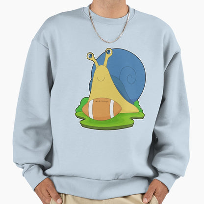 Snail American Football Sports Sweatshirt - Streetwear Style Unisex - T-Shirt, Sweatshirt, Hoodie