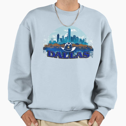Dallas Tx Logo3 Sweatshirt - Graphic Print for Adults - T-Shirt, Sweatshirt, Hoodie