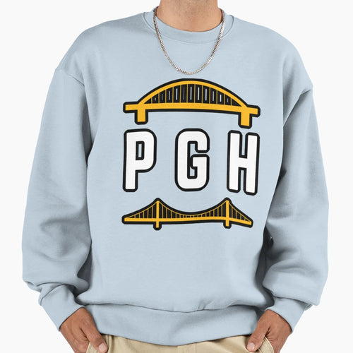 Pittsburgh Pgh Bridges Gold Shirts S T-Shirt - Casual Everyday Wear Unisex - T-Shirt, Sweatshirt, Hoodie