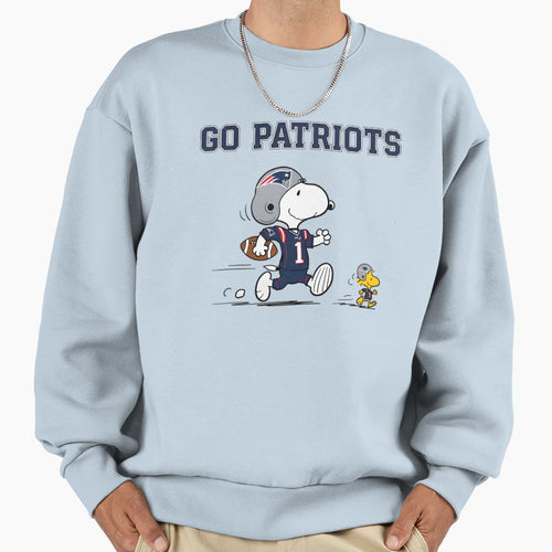 Snoopy Go Patriots Sweatshirt - Custom Art Print Unisex - T-Shirt, Sweatshirt, Hoodie