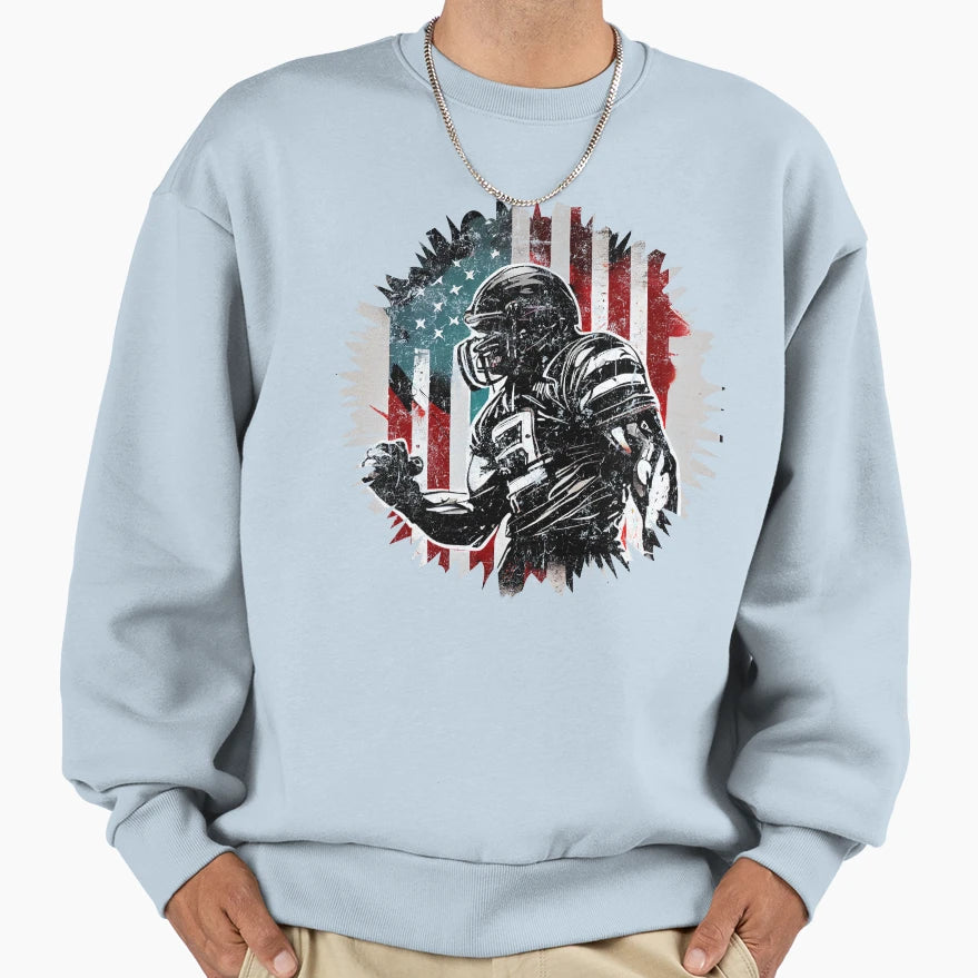 American Football Sweatshirt - Novelty Apparel Men Women - T-Shirt, Sweatshirt, Hoodie