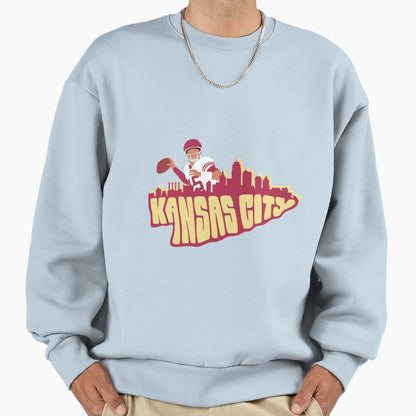 Kansas City Chiefs Kansas City Sweatshirt - Custom Art Print Men Women - T-Shirt, Sweatshirt, Hoodie