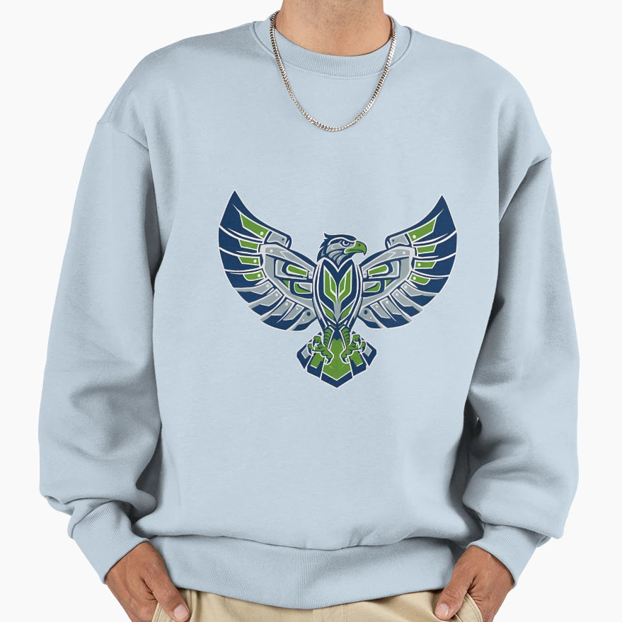 Seattle Football Seahawks Sweatshirt - Casual Everyday Wear for Adults - T-Shirt, Sweatshirt, Hoodie