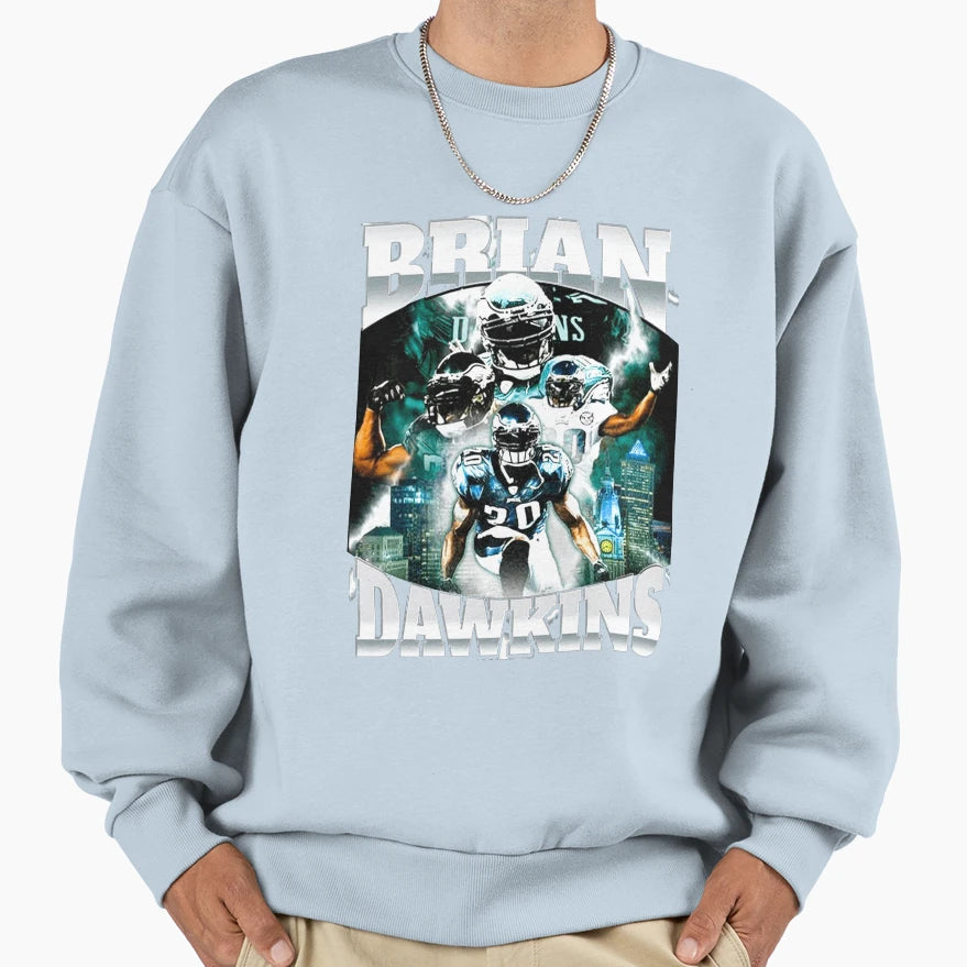 Brian Dawkins Sweatshirt - Novelty Apparel for Adults - T-Shirt, Sweatshirt, Hoodie