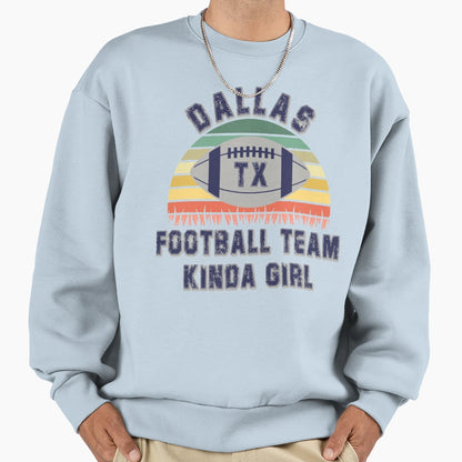 Dallas Texas Cowboys Football Sweatshirt - Aesthetic Graphic for Adults - T-Shirt, Sweatshirt, Hoodie