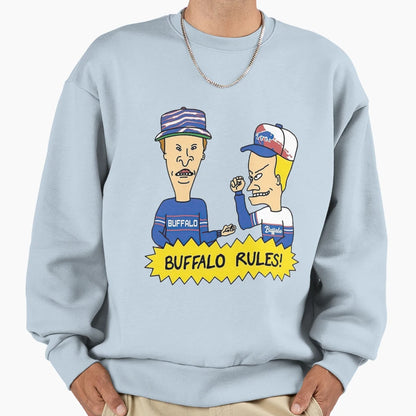 Buffalo Rules Buffalo Bills Funny Sweatshirt - Casual Everyday Wear Unisex - T-Shirt, Sweatshirt, Hoodie