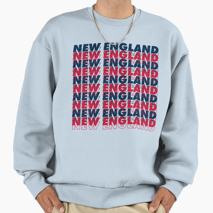 New England Sweatshirt - Minimalist Print Men Women - T-Shirt, Sweatshirt, Hoodie
