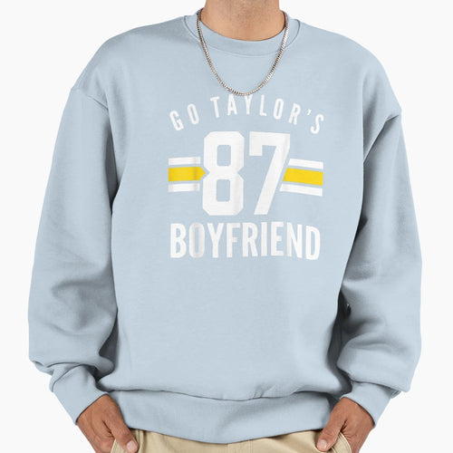 Go Taylors Boyfriend Football Sweatshirt - Aesthetic Graphic for Adults - T-Shirt, Sweatshirt, Hoodie