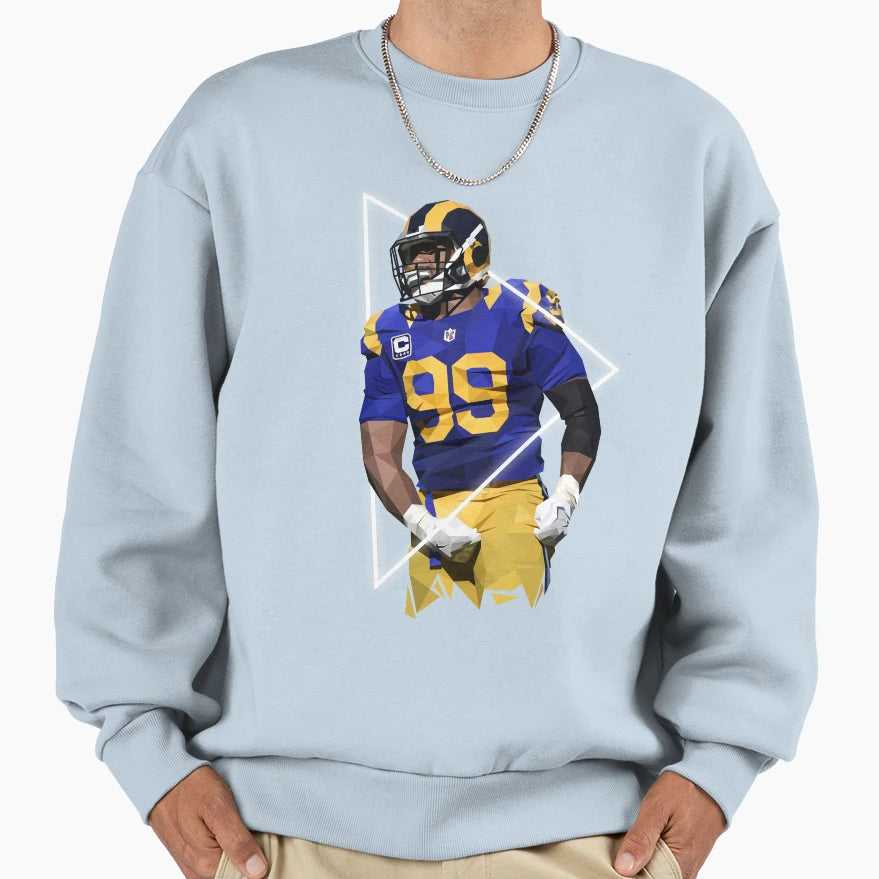 American Football Player Sweatshirt - Streetwear Style Unisex - T-Shirt, Sweatshirt, Hoodie