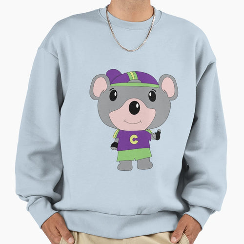 Restaurant And Arcade Mouse Mascot Sweatshirt - Trendy Graphic for Adults - T-Shirt, Sweatshirt, Hoodie