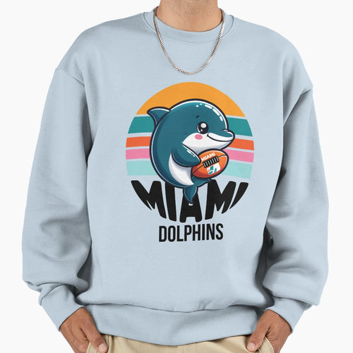 Back Miami Dolphins Sweatshirt - Streetwear Style Unisex - T-Shirt, Sweatshirt, Hoodie