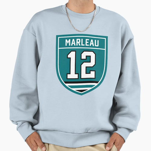 Marleau 12 Emblem Sweatshirt - Custom Art Print for Adults - T-Shirt, Sweatshirt, Hoodie