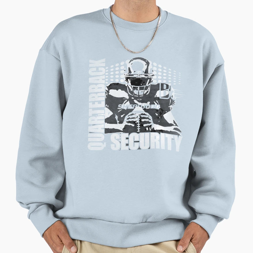 Quarterback Security Sweatshirt - Trendy Graphic Unisex - T-Shirt, Sweatshirt, Hoodie