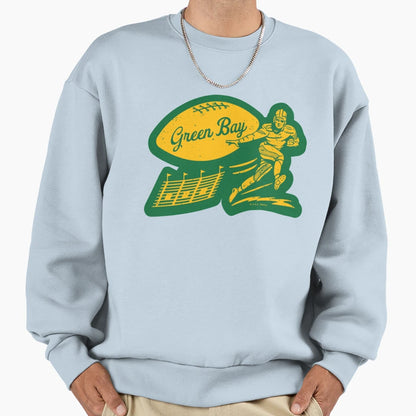 Football Green Bay Packers Yellow Green Sweatshirt - Trendy Graphic Unisex - T-Shirt, Sweatshirt, Hoodie