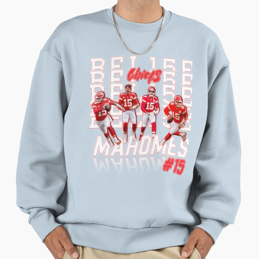 Kansas City Chiefs Sweatshirt - Custom Art Print Unisex - T-Shirt, Sweatshirt, Hoodie