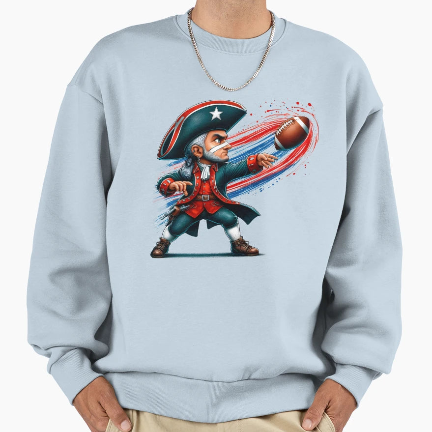 Patriots Soldier Sweatshirt - Graphic Print Unisex - T-Shirt, Sweatshirt, Hoodie