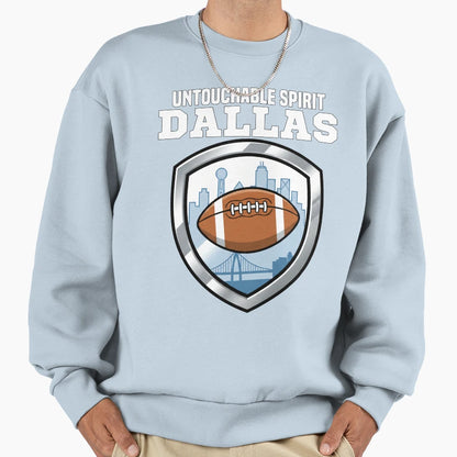 Dallas Untouchable Spirit Texas Sweatshirt - Minimalist Print for Adults - T-Shirt, Sweatshirt, Hoodie